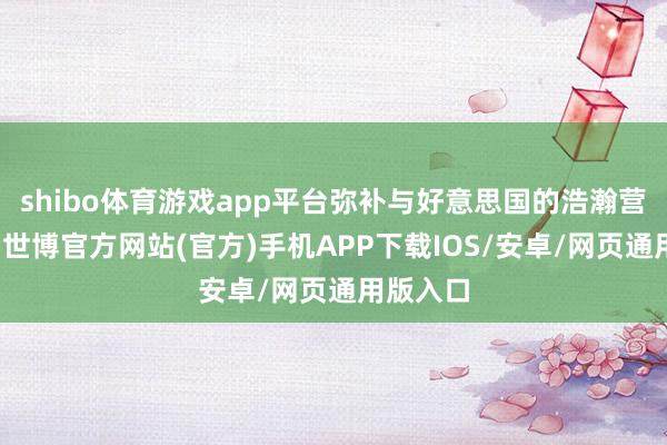 shibo体育游戏app平台弥补与好意思国的浩瀚营业赤字-世博官方网站(官方)手机APP下载IOS/安卓/网页通用版入口