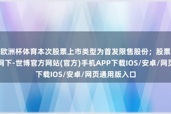欧洲杯体育本次股票上市类型为首发限售股份；股票认购模式为网下-世博官方网站(官方)手机APP下载IOS/安卓/网页通用版入口