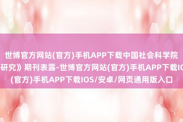 世博官方网站(官方)手机APP下载中国社会科学院玄学研究所主理《玄学研究》期刊表露-世博官方网站(官方)手机APP下载IOS/安卓/网页通用版入口