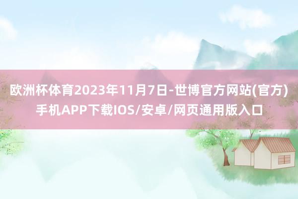 欧洲杯体育2023年11月7日-世博官方网站(官方)手机APP下载IOS/安卓/网页通用版入口