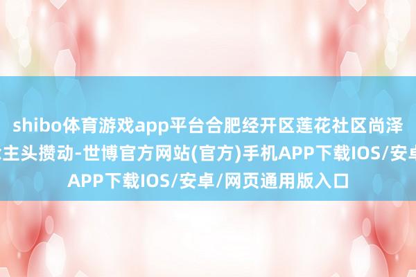 shibo体育游戏app平台合肥经开区莲花社区尚泽大宗会广场东说念主头攒动-世博官方网站(官方)手机APP下载IOS/安卓/网页通用版入口